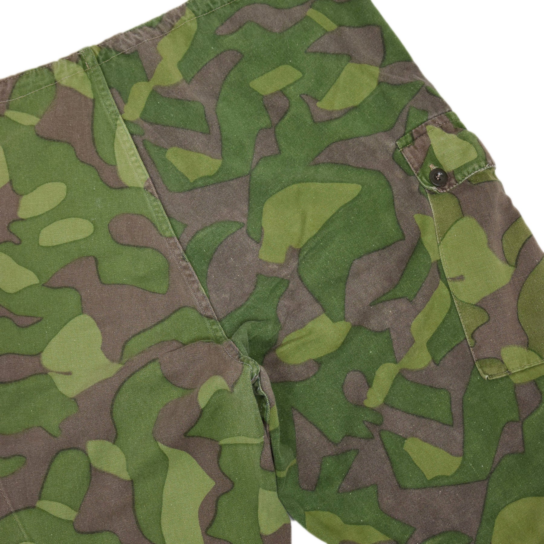 Vintage 60s Military Finnish M62 Army Camo Mountain Field Trousers